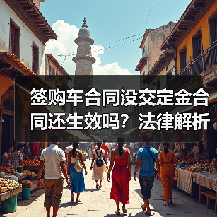 签购车合同没交定金合同还生效吗？法律解析（图2）