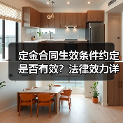 定金合同生效条件约定是否有效？法律效力详解（图1）