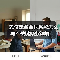 先付定金合同余款怎么写?关键条款详解(图2) 先付定金合同余款怎么写?关键条款详解(图2)