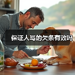 保证人写的欠条有效吗（图3）