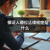 保证人顺位法律规定是什么（图1）