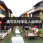 连带责任保证人起诉状（图1）