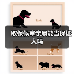 取保候审亲属能当保证人吗（图2）