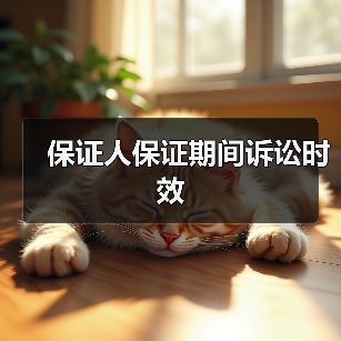 保证人保证期间诉讼时效(图3) 保证人保证期间诉讼时效(图3)