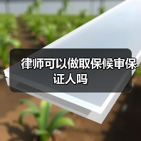 律师可以做取保候审保证人吗(图4) 律师可以做取保候审保证人吗(图4)