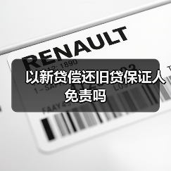 以新贷偿还旧贷保证人免责吗（图2）