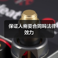 保证人需要合同吗法律效力（图2）