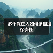 多个保证人如何承担担保责任（图3）