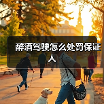 醉酒驾驶怎么处罚保证人（图2）