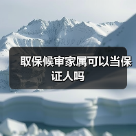 取保候审家属可以当保证人吗（图2）