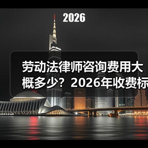 劳动法律师咨询费用大概多少？2026年收费标准与避坑要点