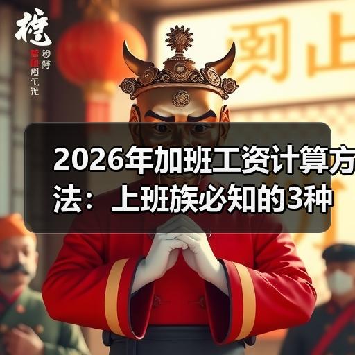 2026年加班工资计算方法：上班族必知的3种工时制算法差异